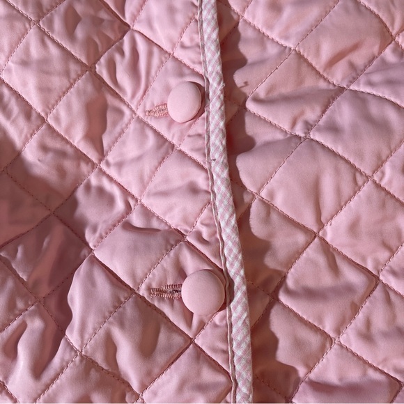 1 Madison Lightweight Quilted Jacket with Gingham Trim - Picture 5 of 9